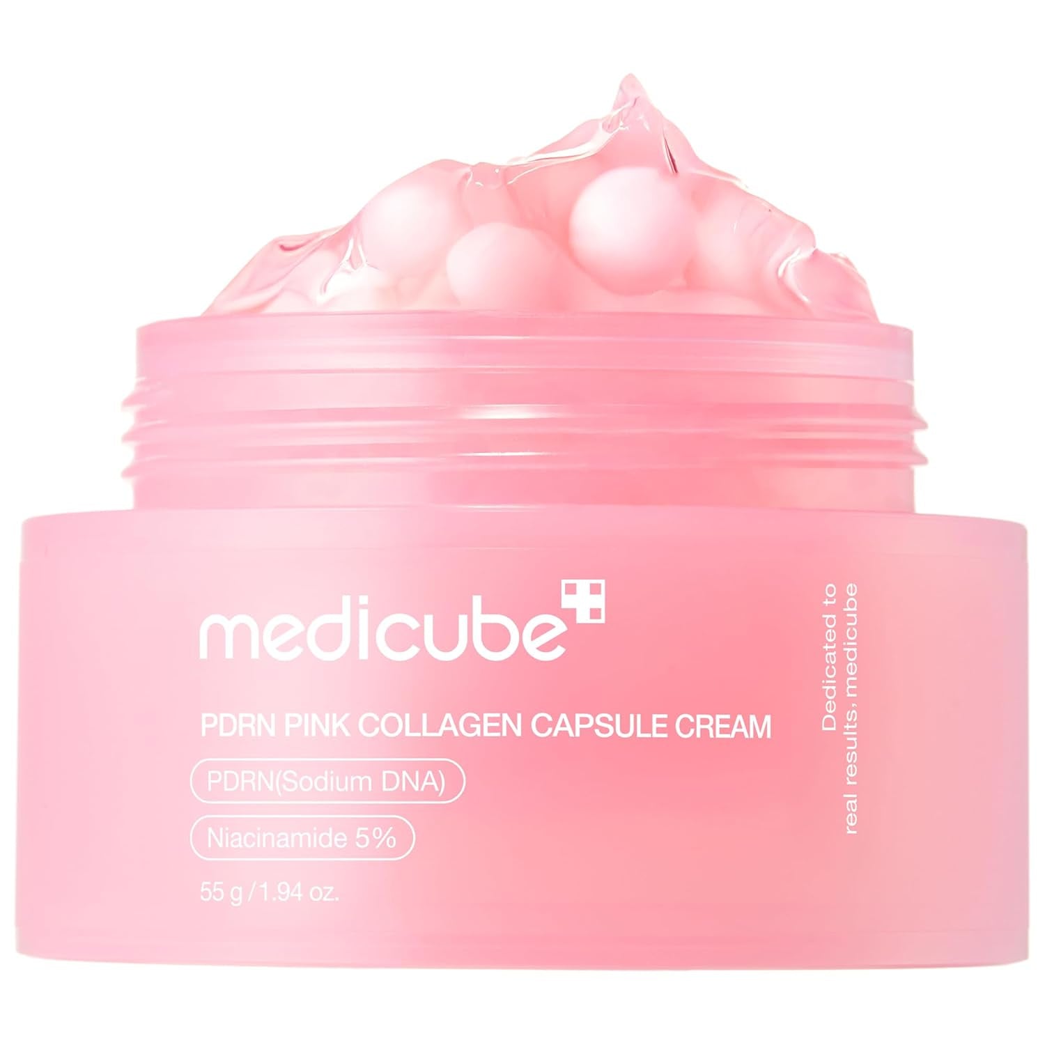 Capsule Cream with Salmon DNA PDRN Pink Collagen | Korean Skincare, 1.94 Oz